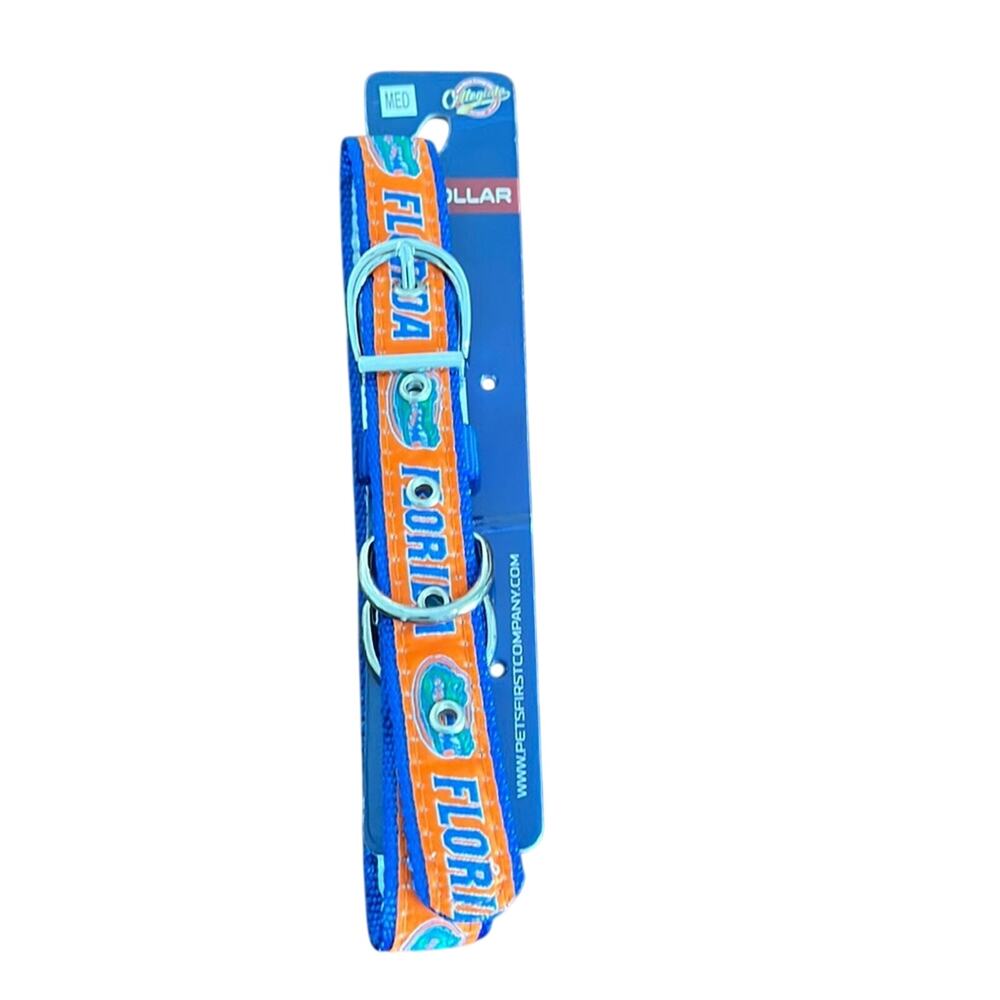 Florida Gators Licensed Collegiate Reversible Dog Collar Size Medium